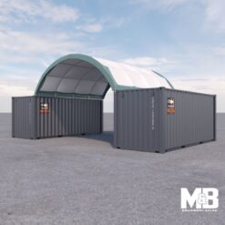 20′ x 20′ Fabric Container Shelter-2