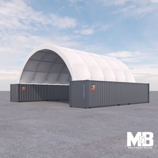 40′ x 40′ Fabric Container Shelter-2