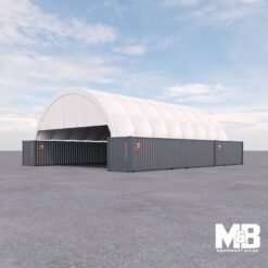 40’ x 60’ Container Shelter-4