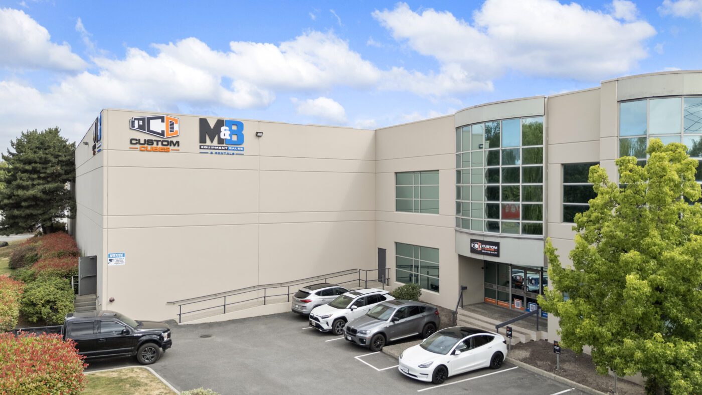 M&B Equipment building in Delta, BC